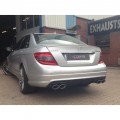 ME11 Cobra Sport Mercedes C Class W204 C250 Diesel (2007-2013) AMG Style - Quad Exit Rear Section, Cobra Sport, ME11
